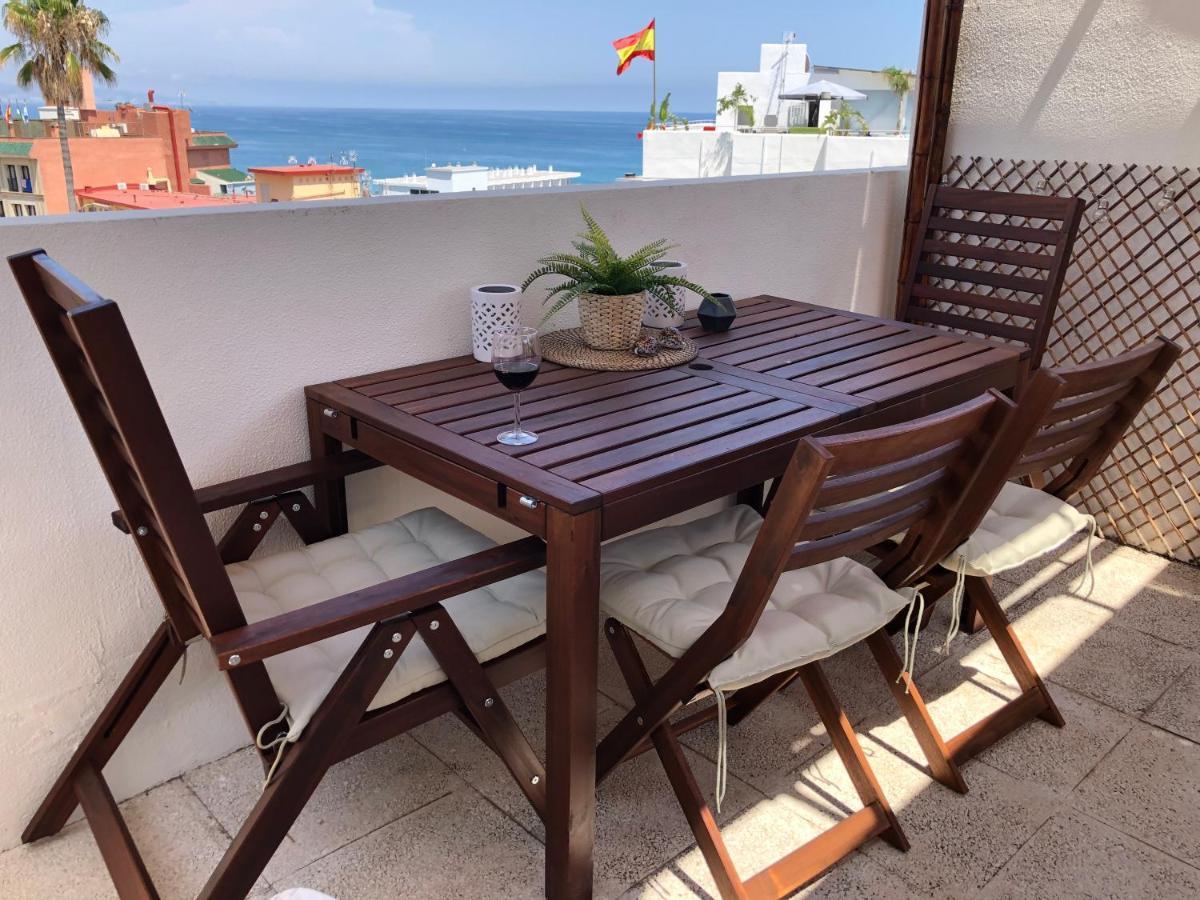 El Cortijuelo. Magnificent Triplex Terraced House With Rooftop Of 18M2, Overlooking The Sea. Parking Torremolinos Buitenkant foto
