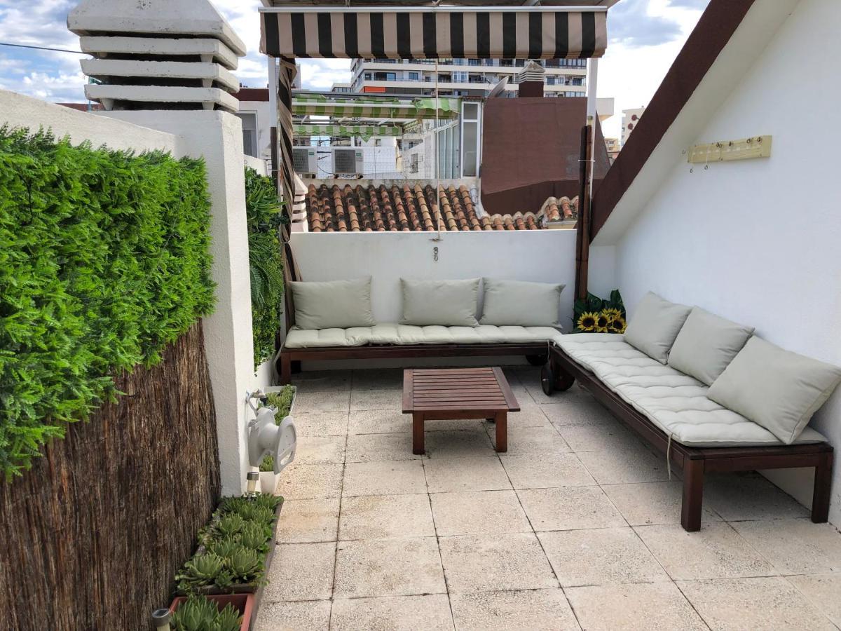 El Cortijuelo. Magnificent Triplex Terraced House With Rooftop Of 18M2, Overlooking The Sea. Parking Torremolinos Buitenkant foto